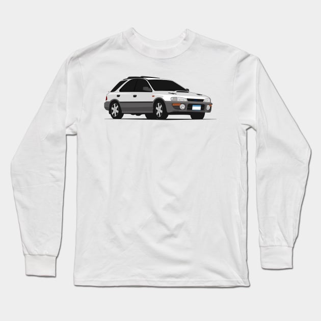 Subaru Impreza Wagon Long Sleeve T-Shirt by TheArchitectsGarage